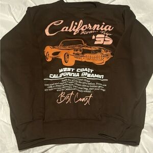 West Coast Dreamin' Brown Sweatshirt